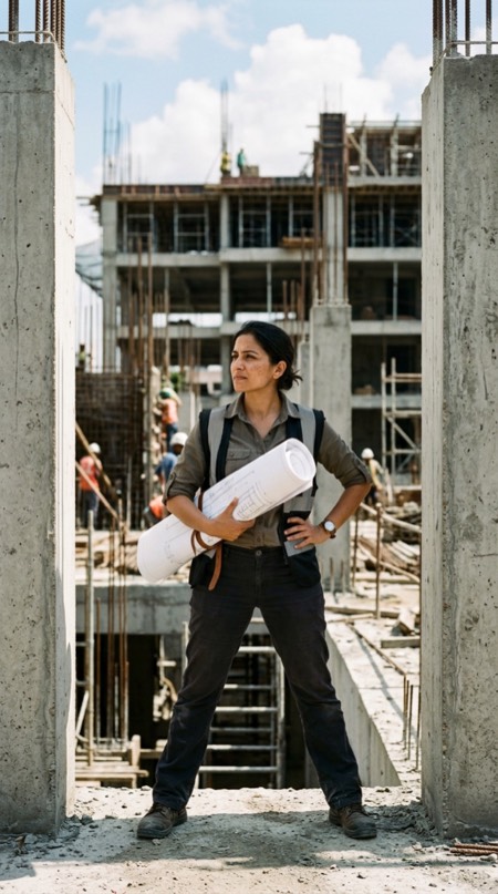 Architect Site Visit Roll pose reference photo