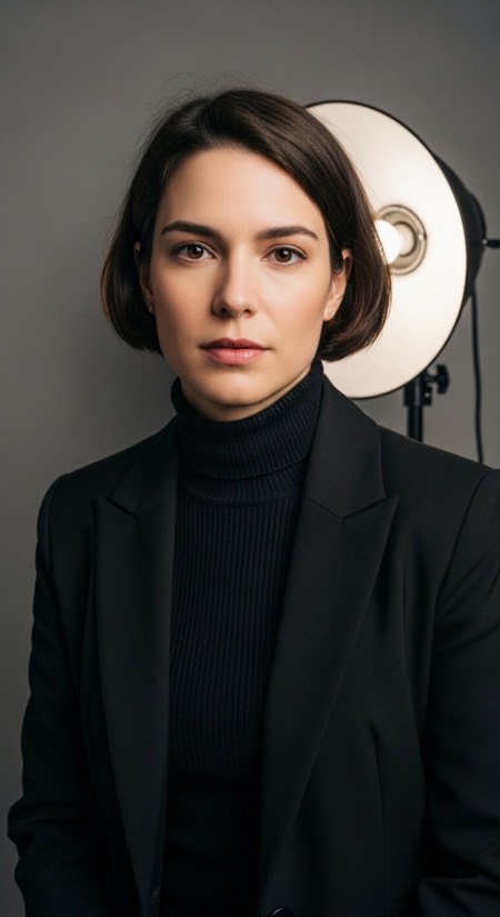 Classic Editorial Portrait pose reference photo