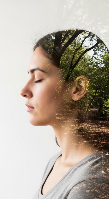 Double Exposure Concept pose reference photo