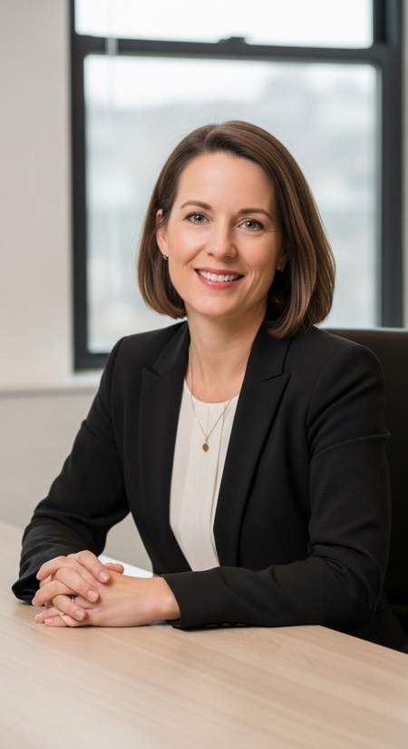 Seated Boardroom Portrait pose reference photo