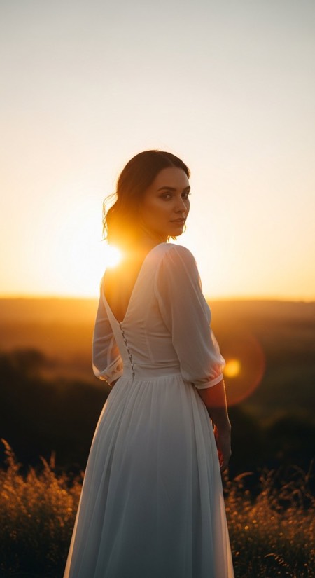 Shoulder Look Back pose reference photo