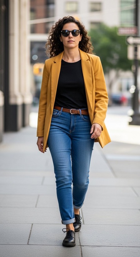 Walking Shot Street Style pose reference photo